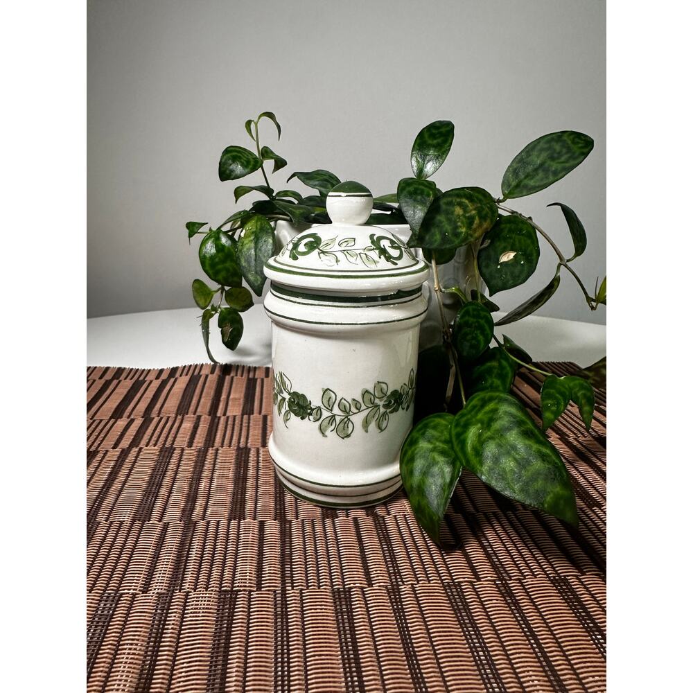 Portugal hand painted Apothecary jar